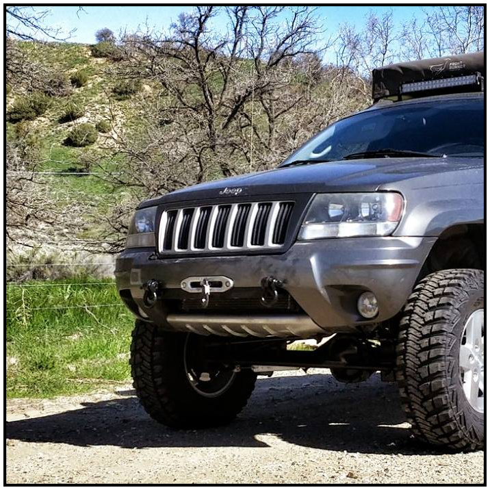 Jeep Grand Cherokee Hidden Winch Mount WJ1999 to 2004 HK Offroad
