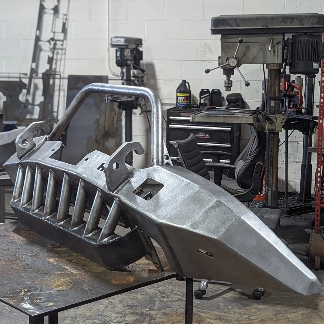 The Krawler - WJ High Clearance Recessed Winch Bumper - HK Offroad