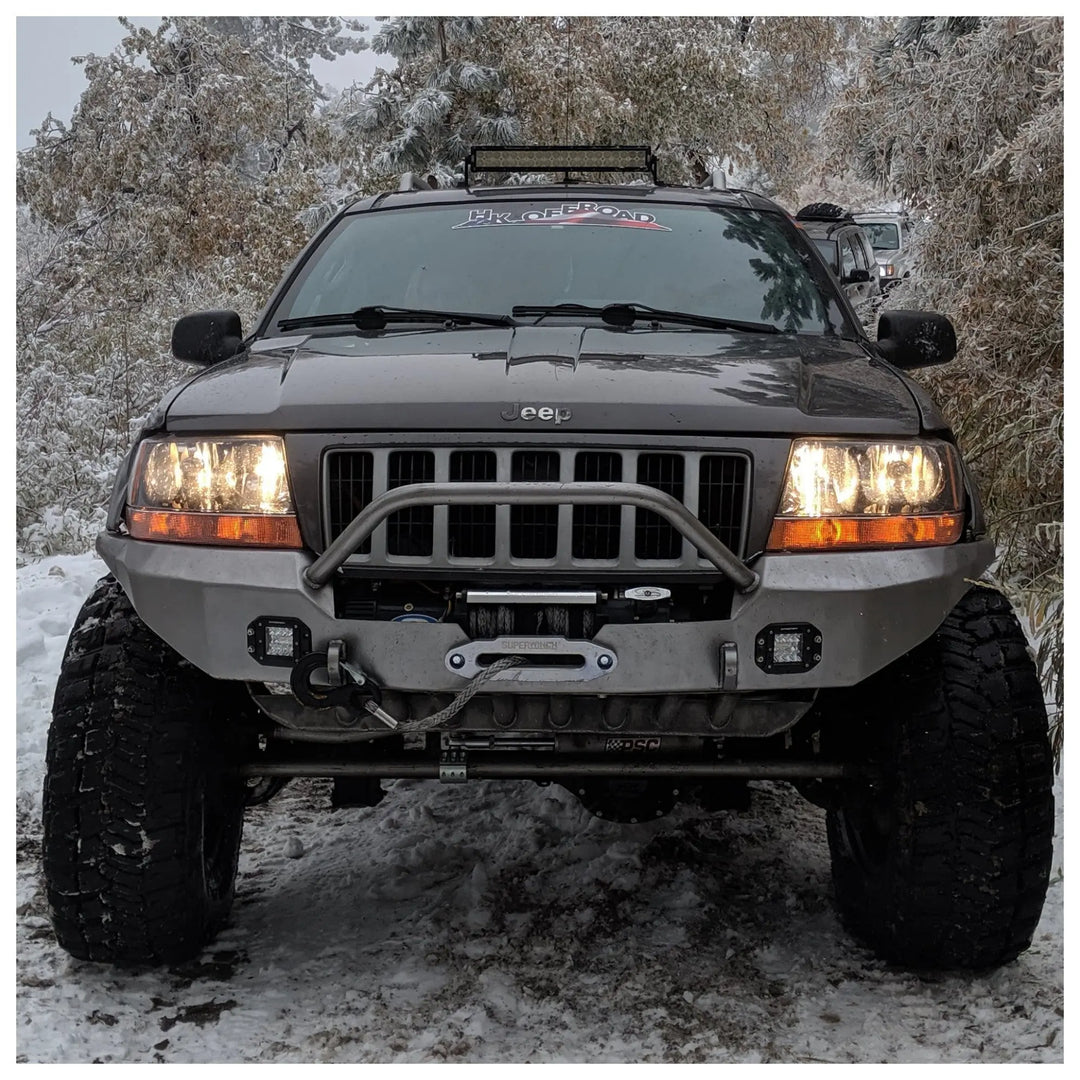 The Krawler - WJ High Clearance Recessed Winch Bumper - HK Offroad