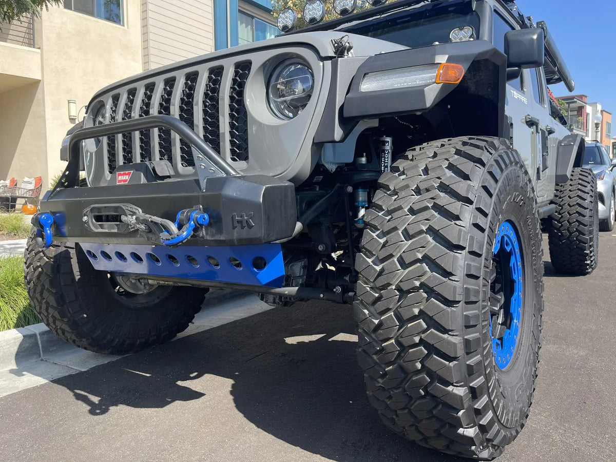 Jeep Wrangler JL / JT Front Recessed Winch Stubby Bumper HK Offroad